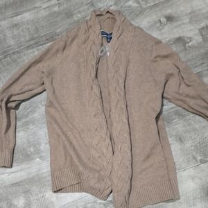 Karen Scott Tan Cardigan Sweater